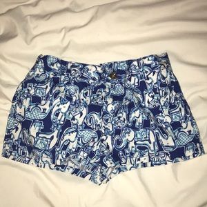 Girls’ elephant print shorts
